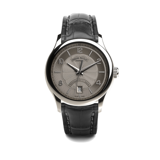 Armand Nicolet M02-4 Men's Automatic Grey Strap Grey Dial Watch
