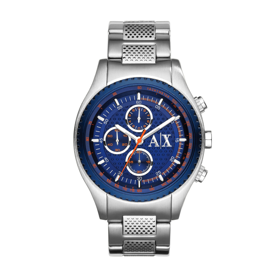 Armani Exchange Men's Bracelet Blue Dial Watch