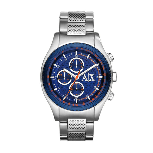 Armani Exchange Men's Bracelet Blue Dial Watch