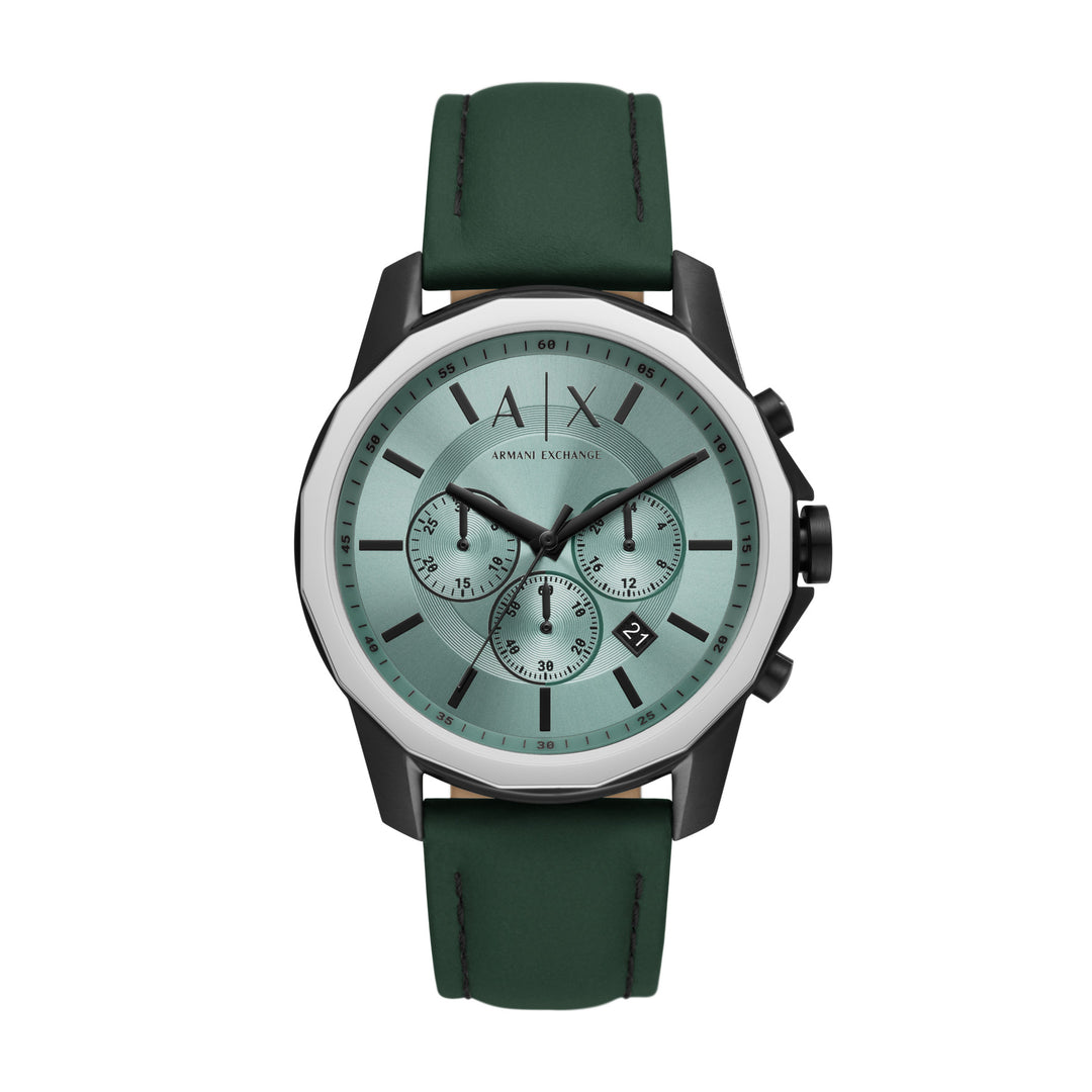 Armani Exchange Men's Chronograph Green Dial Watch