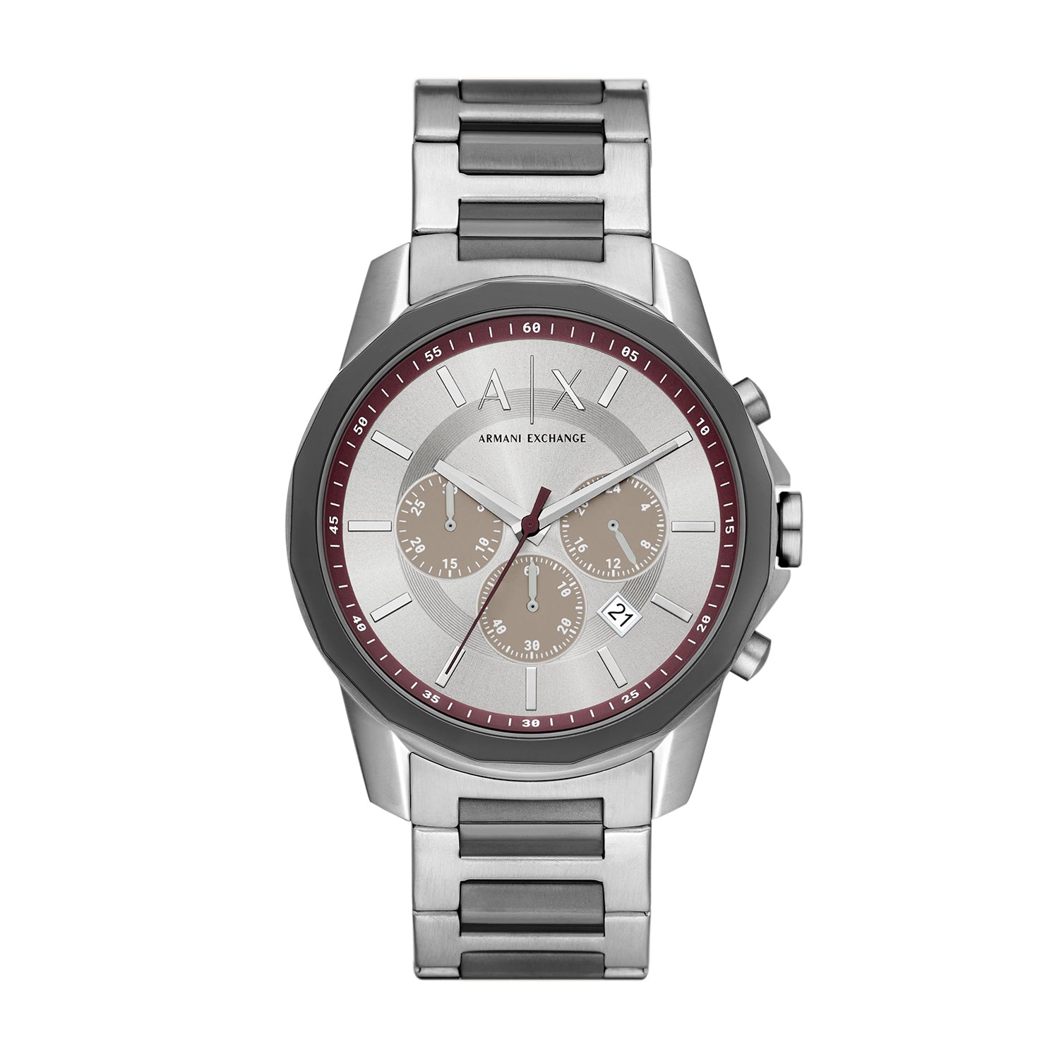 Armani Exchange Chronograph Two-Tone Stainless Steel Watch – The Watch ...