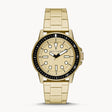 Armani Exchange Men's Three-Hand Gold-Tone Stainless Steel Watch