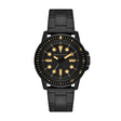 Armani Exchange Men's Three-Hand Black Stainless Steel Watch