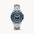 Armani Exchange Men's Three-Hand Stainless Steel Blue Dial Watch