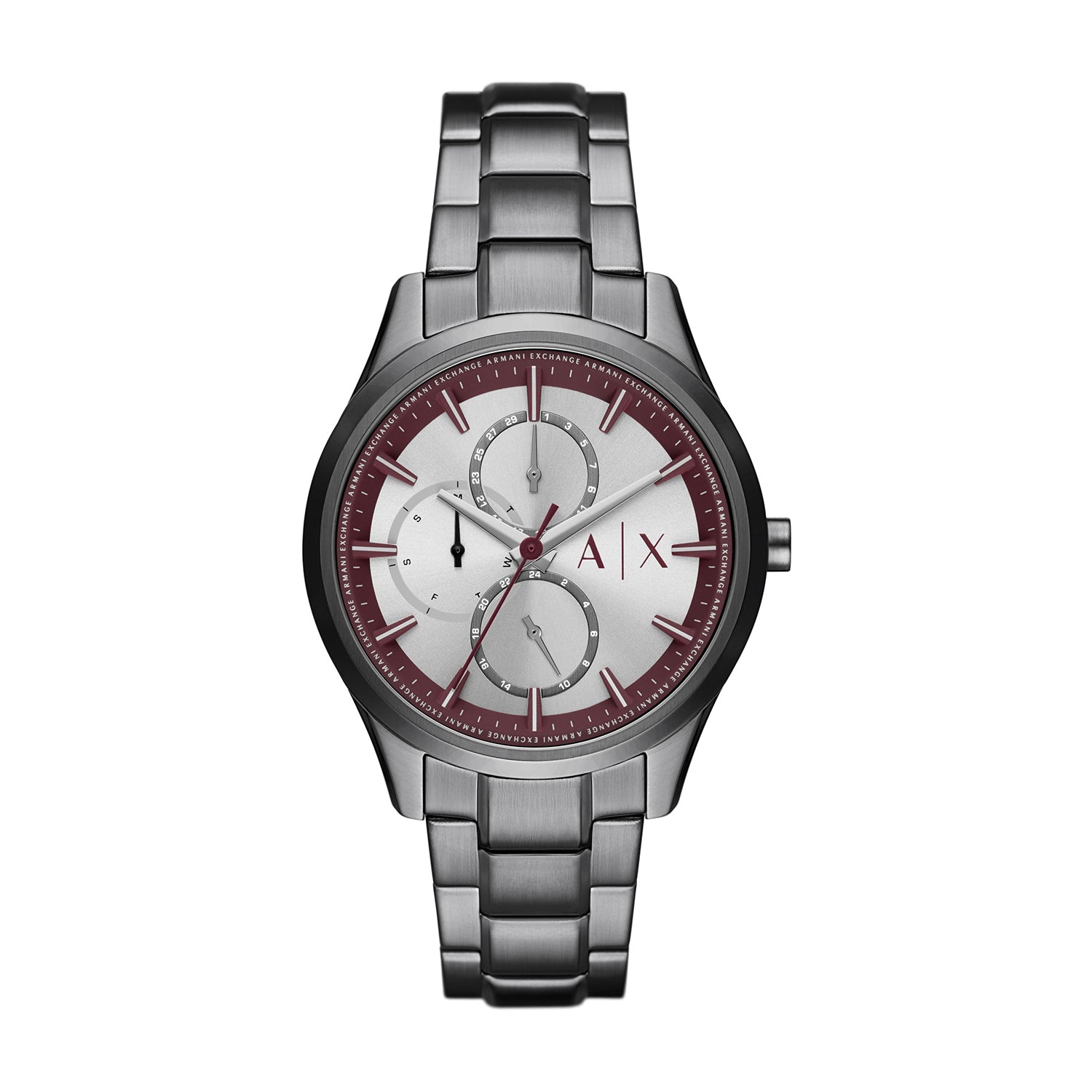 Armani Exchange Multifunction Gunmetal Stainless Steel Watch – The ...