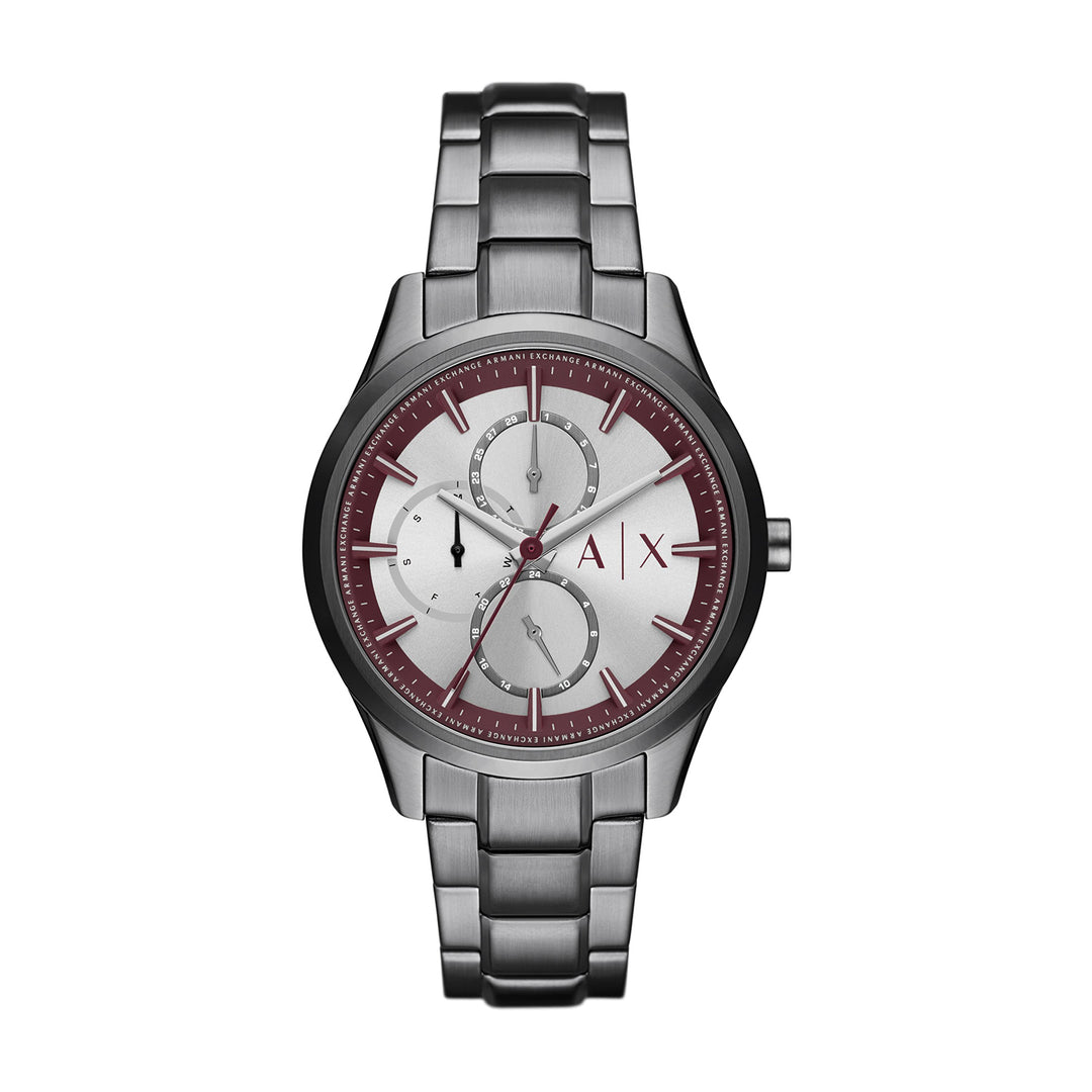 Armani Exchange Multifunction Gunmetal Stainless Steel Watch