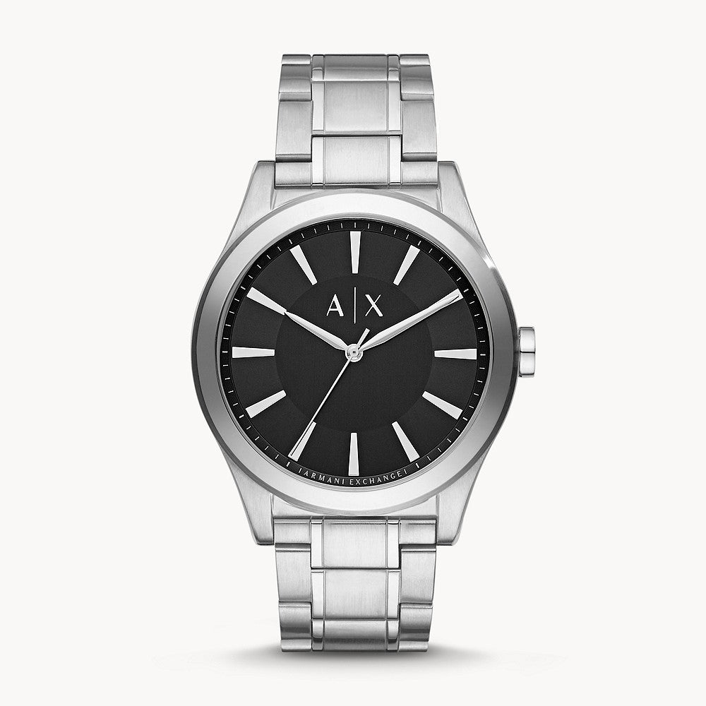 Armani Exchange Men's Three-Hand Stainless Steel Watch