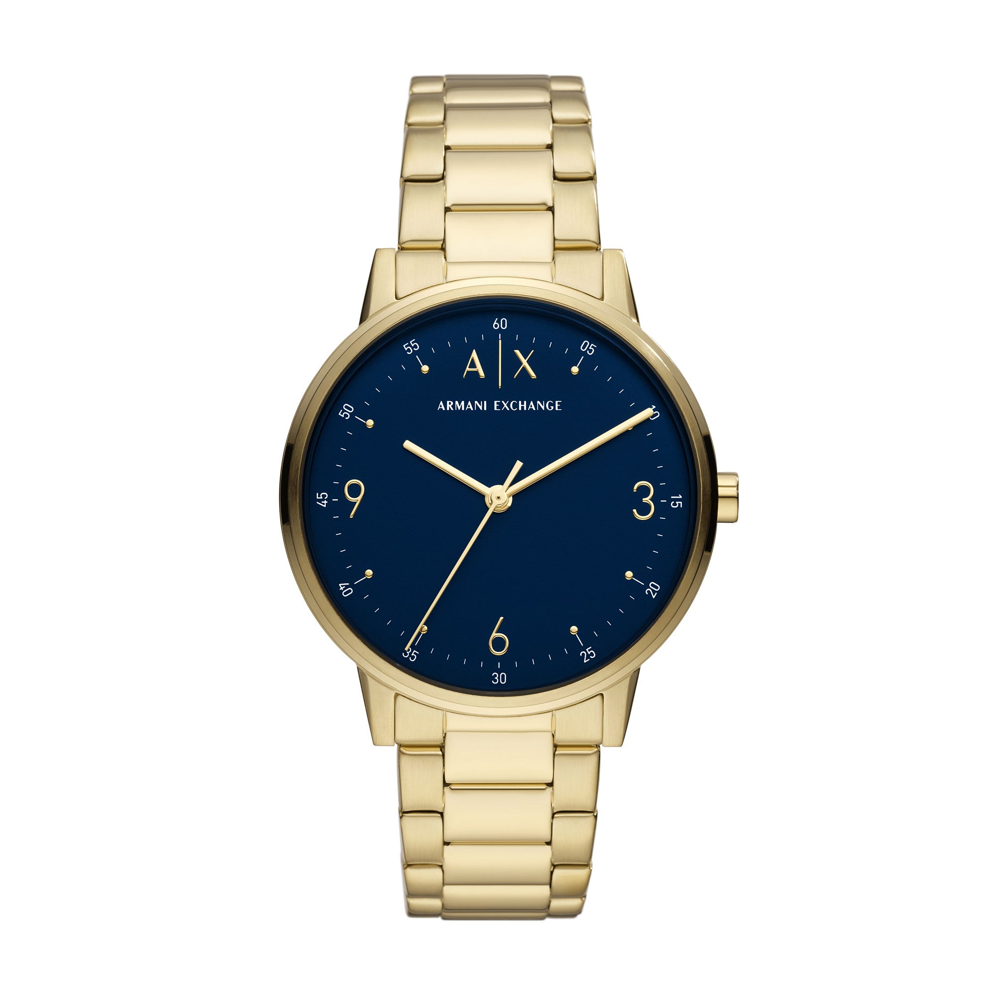 Armani exchange clearance watch blue dial