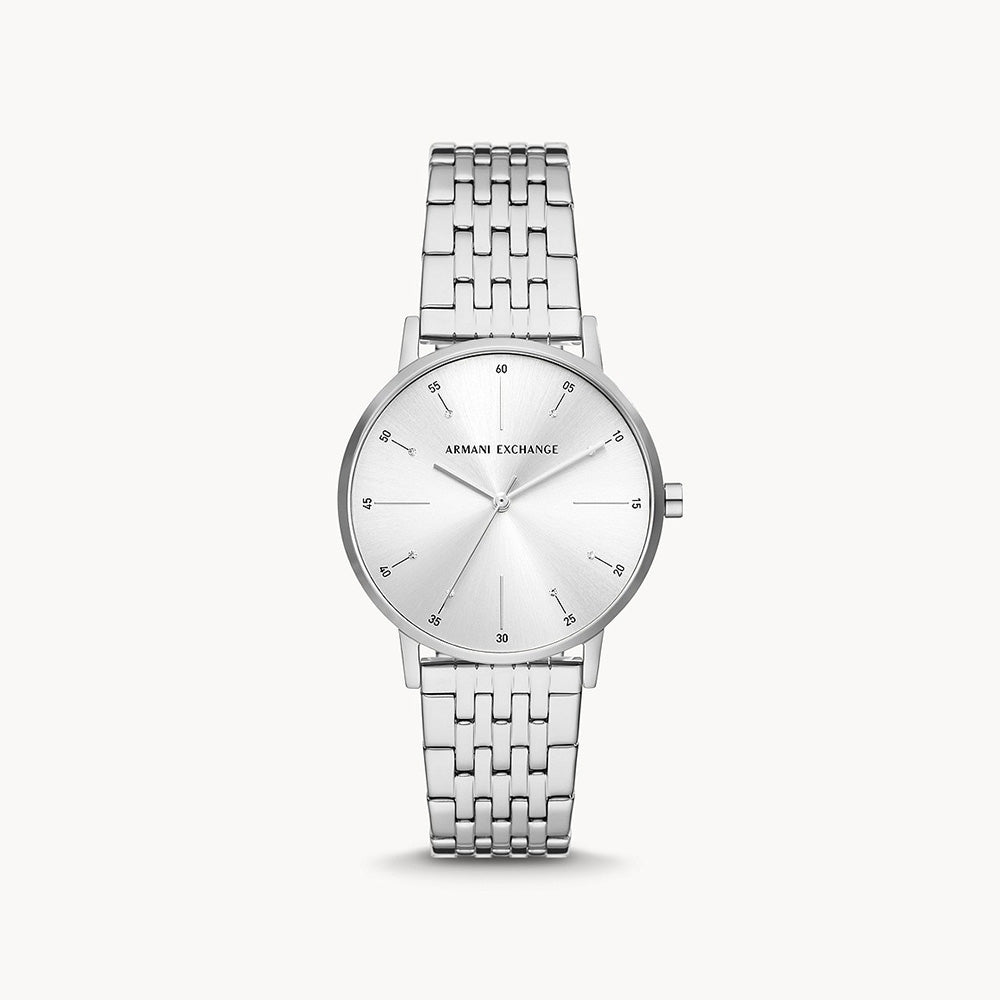 Armani Exchange Women's Three-Hand Stainless Steel Watch