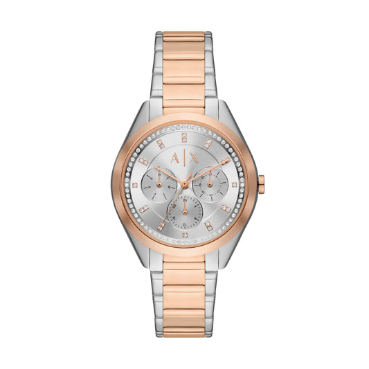 Armani Exchange Women's Multifunction Two-Tone Stainless Steel