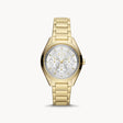 Armani Exchange Women's Multifunction Gold-Tone Stainless Steel Watch