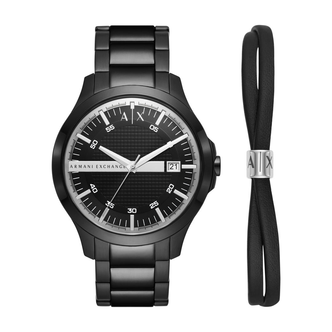 Armani Exchange Men's Hampton Watch And Bracelet Gift Set