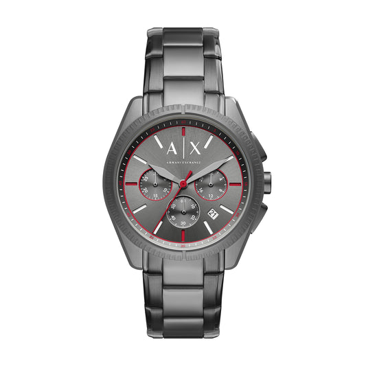 Armani Exchange Men's Chronograph Gunmetal Stainless Steel Watch