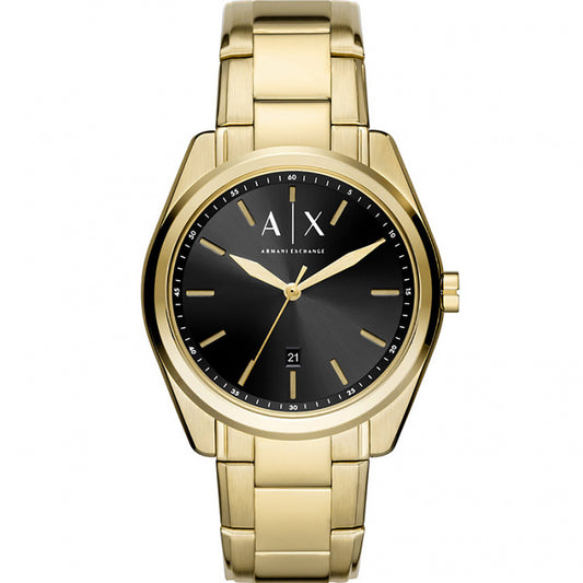 Armani Exchange Men's Three-Hand Gold-Tone Stainless Steel Watch