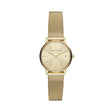 Armani Exchange Women's Two-Hand Gold-Tone Stainless Steel Watch