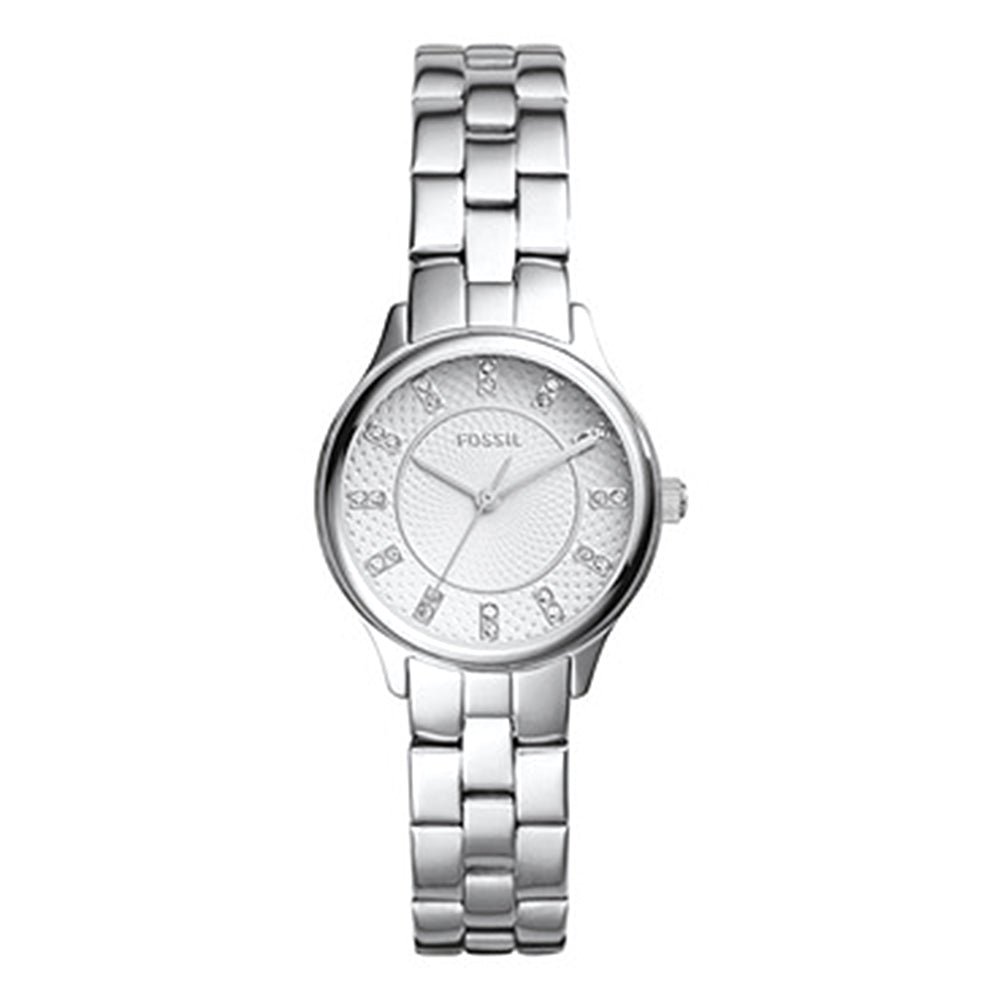 Fossil Analog Women's Watch Stainless Steel Metal Bracelet - BQ1570