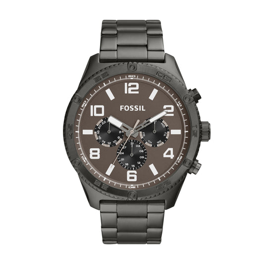 Fossil Analog Men's Watch Stainless Steel Metal Bracelet