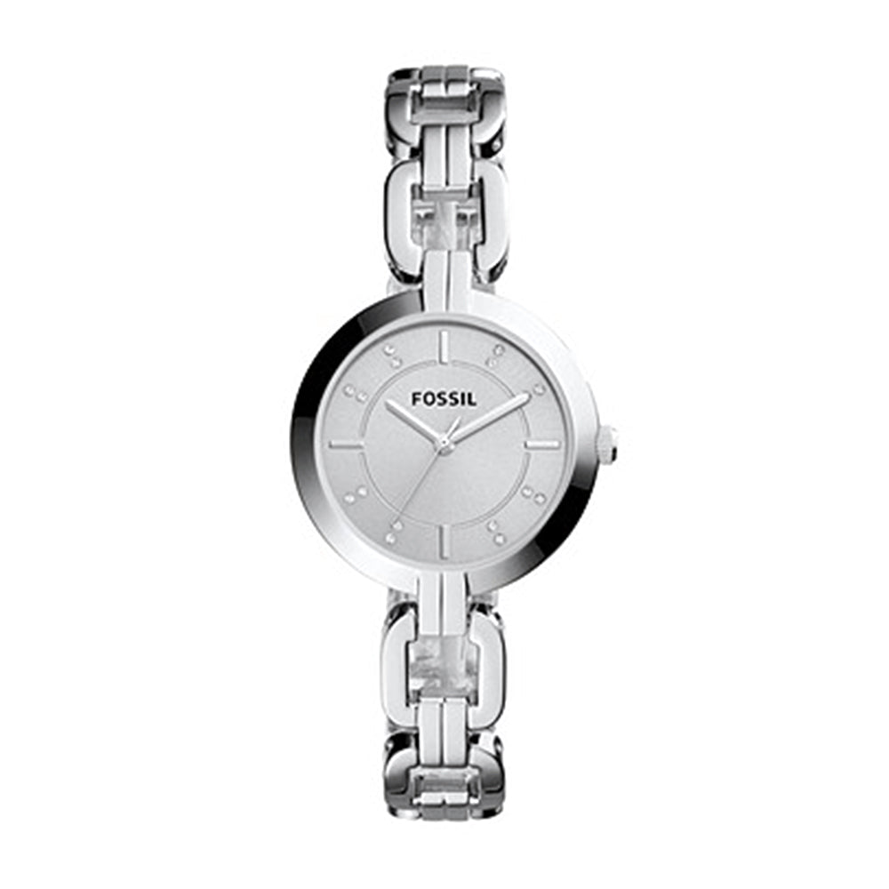 Fossil Analog Women's Watch Stainless Steel Metal Bracelet - BQ3205