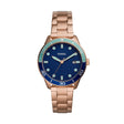 Fossil Analog Women's Watch Gold Plated Metal Bracelet