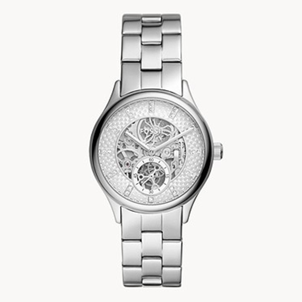 Fossil Automatic Women's Watch Stainless Steel Metal Bracelet - BQ3649