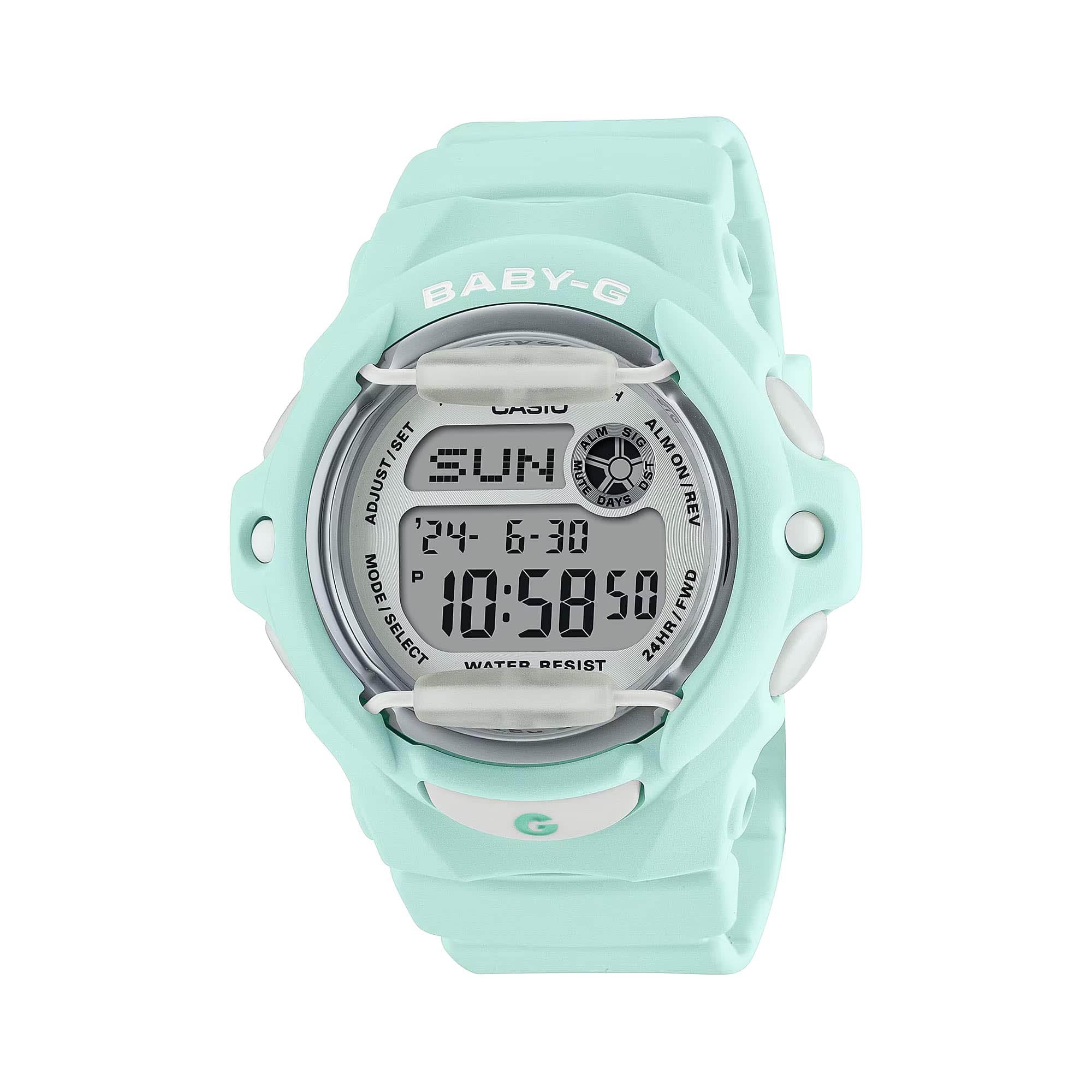 Casio silver cheap digital watch women's