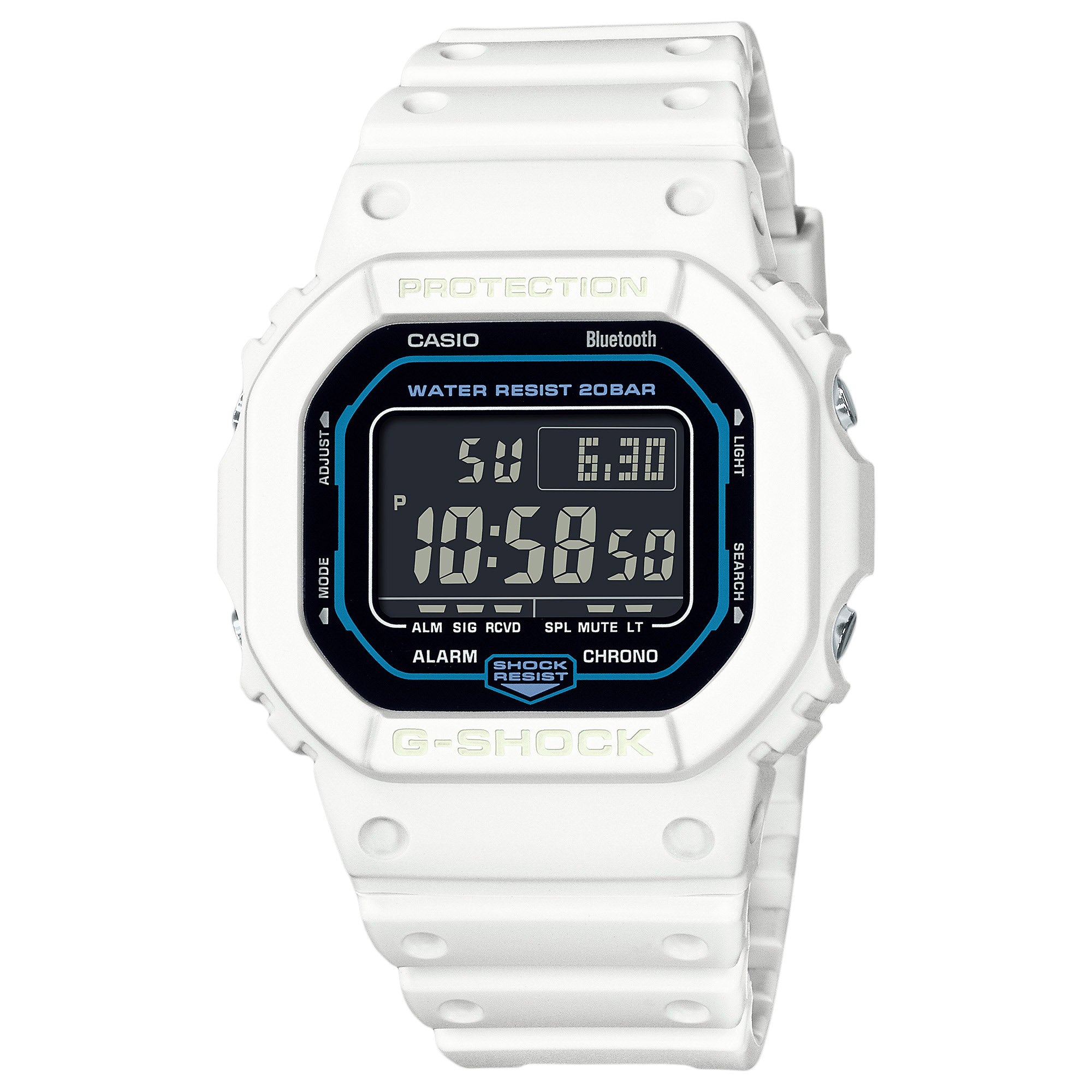 Casio g shock sales white strap