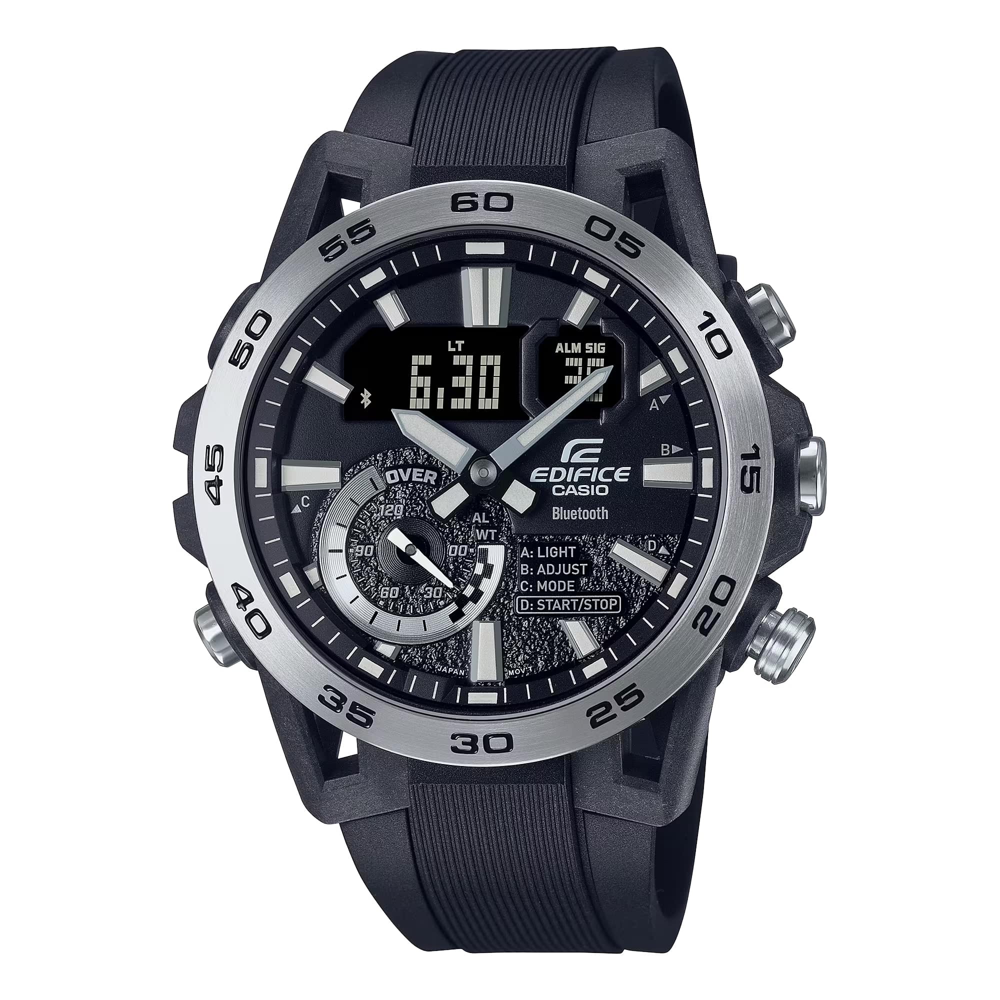 Casio edifice black metal strap watch best sale