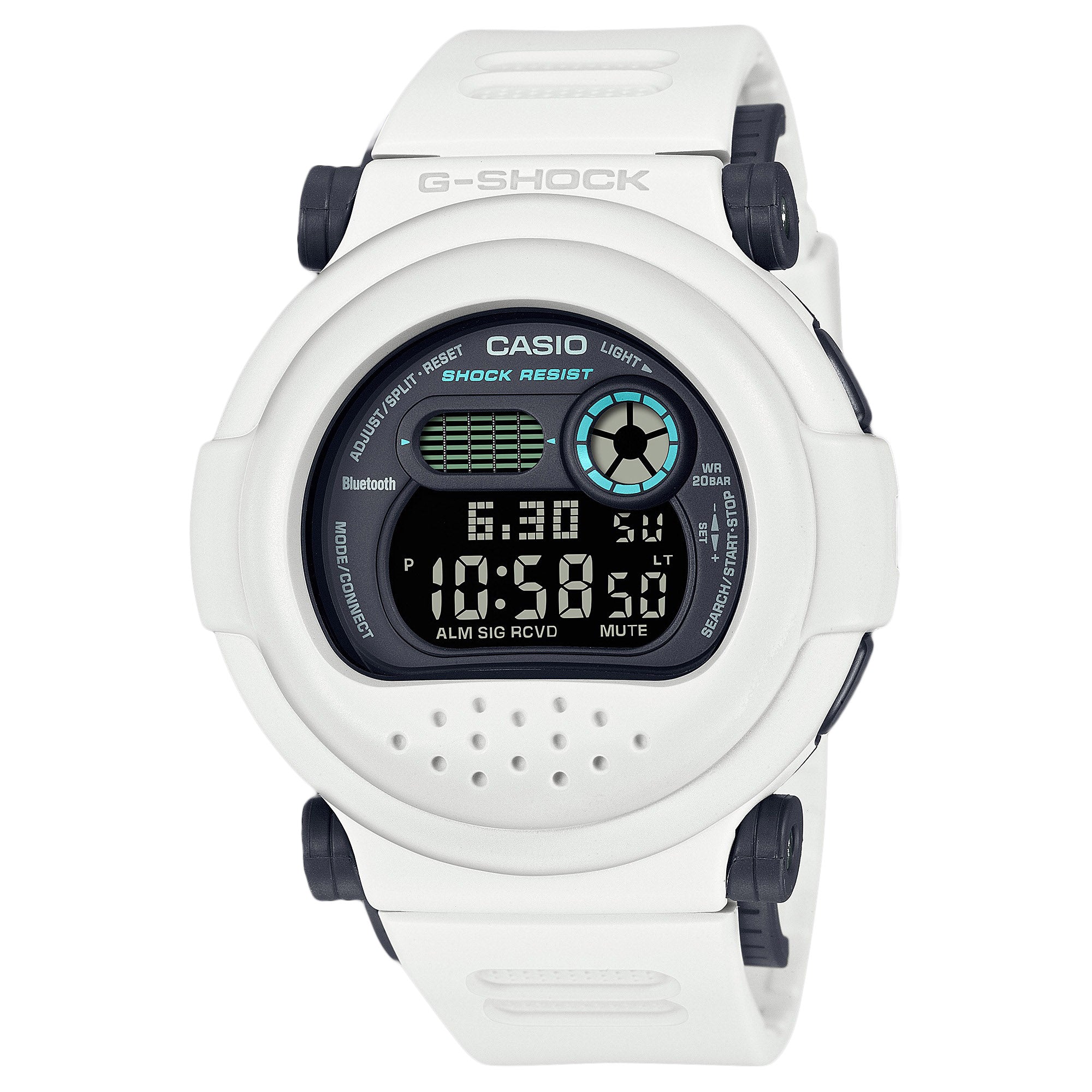 Casio white cheap watch g shock