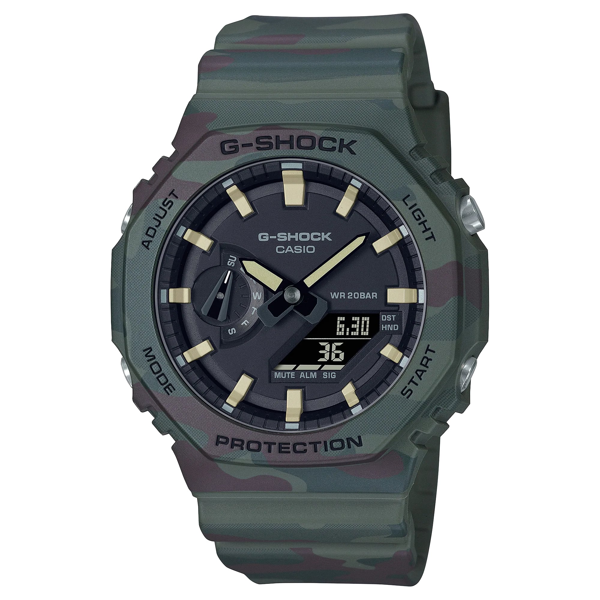 Casio g cheap shock green watch