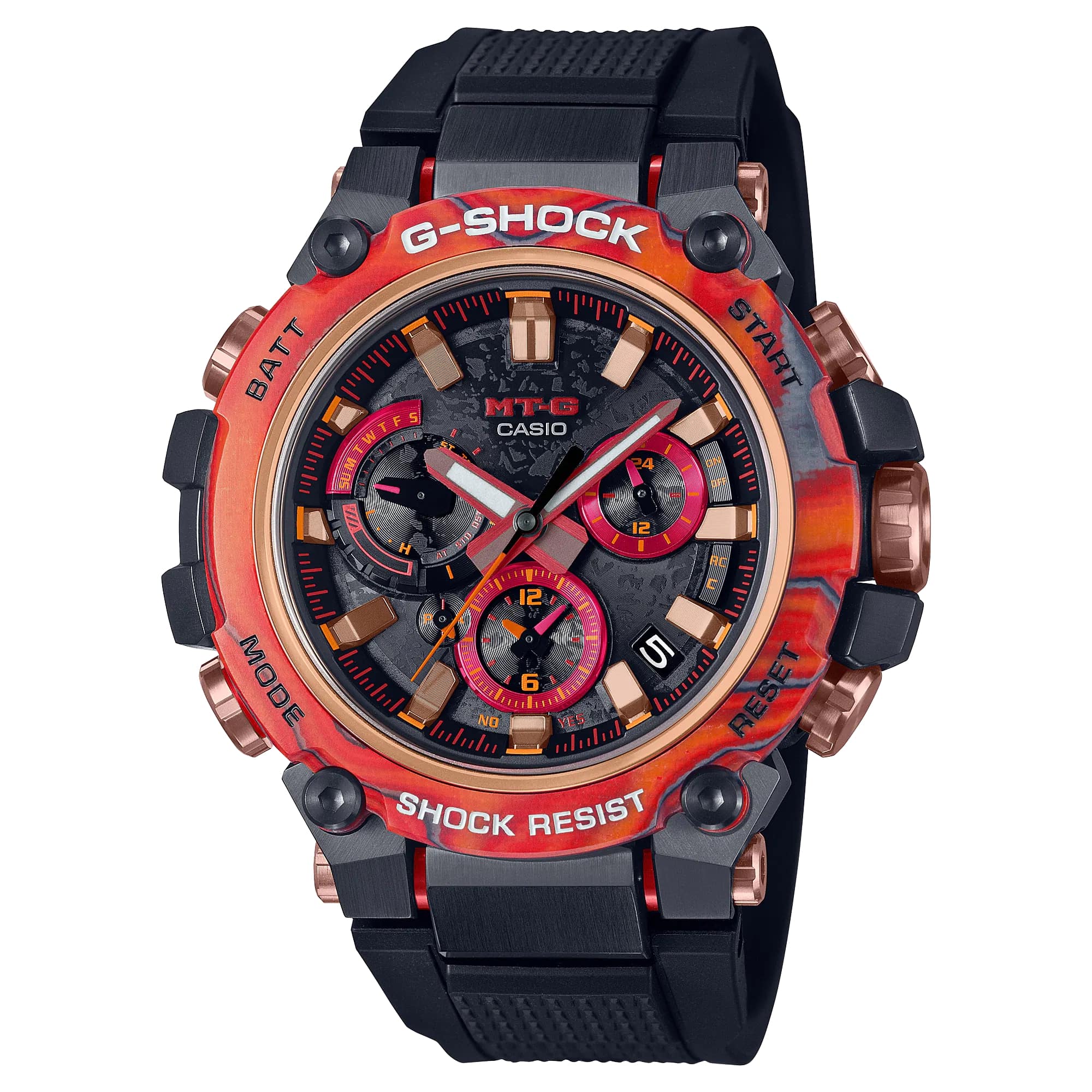 Casio tough store solar orange