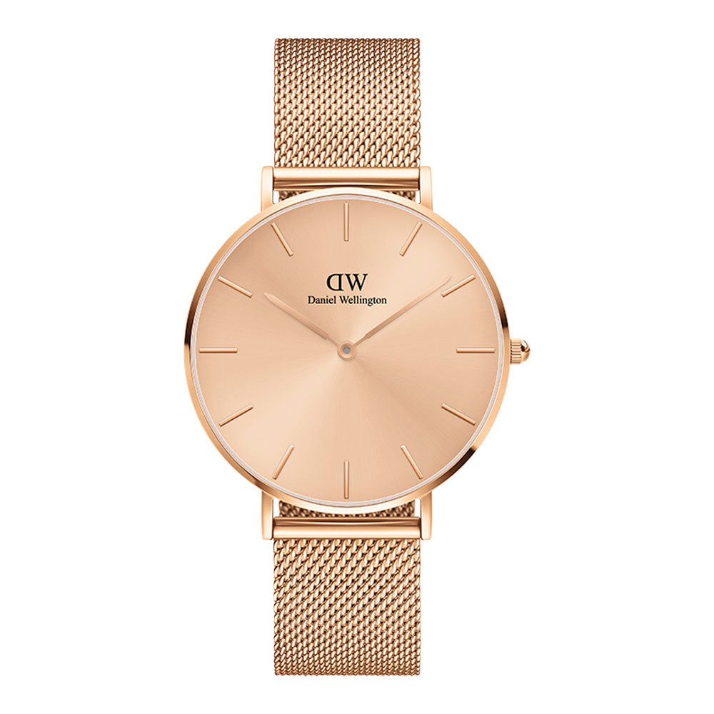 Daniel Wellington Unisex Watch Rose Gold Tone Case Quartz