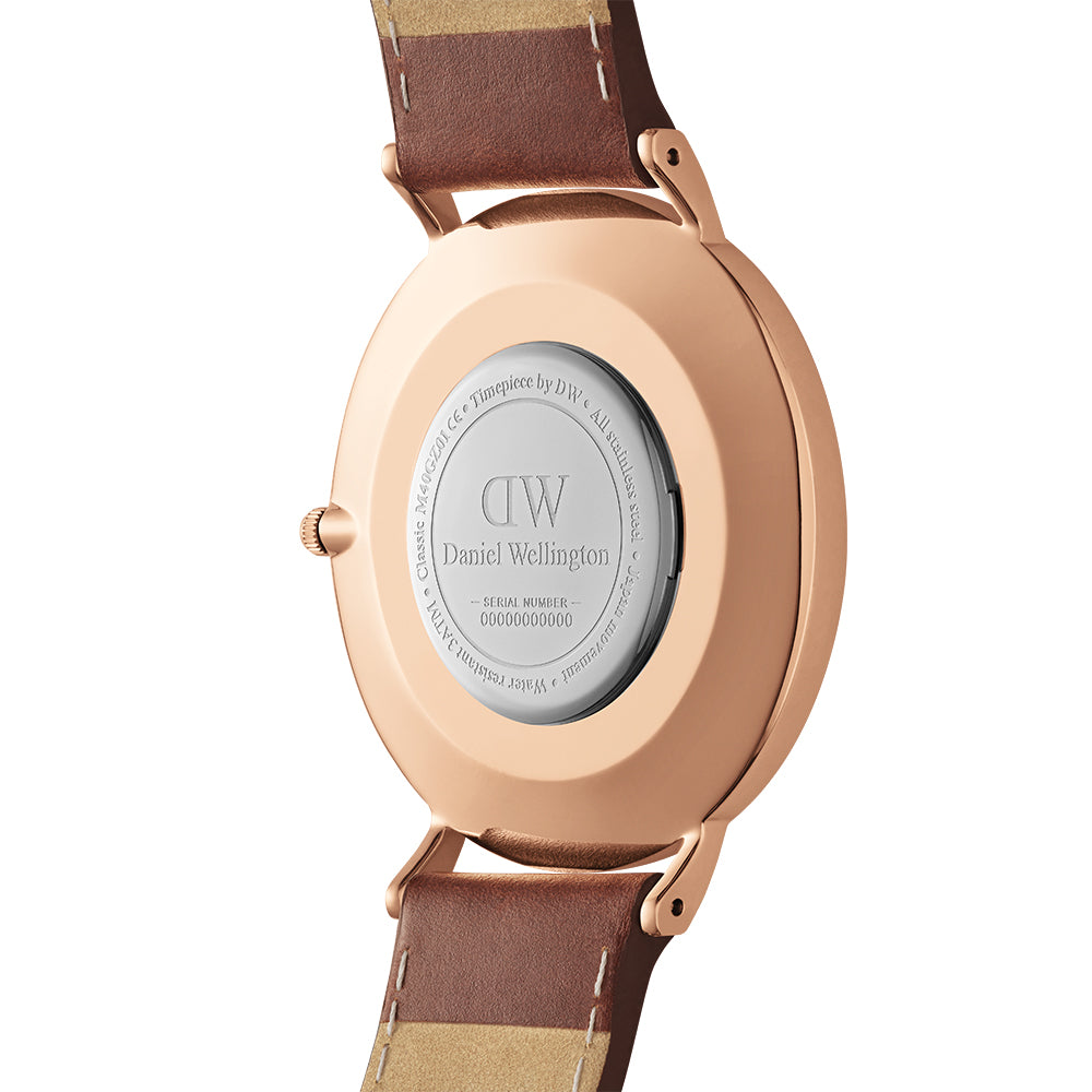 Daniel Wellington Men's Watch Rose Gold Tone Case Quartz