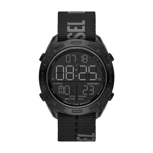 Diesel Crusher Digital Black Rpet Watch