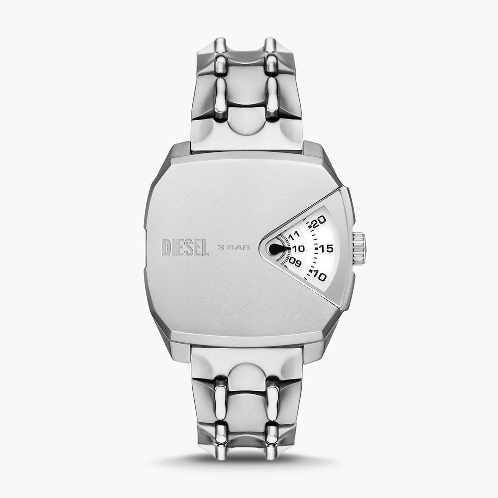 DIESEL D.V.A. SILVER STAINLESS STEEL MENS WATCH