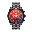 Diesel Split Chronograph Black-Tone Stainless Steel Watch
