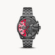 Diesel Baby Chief Chronograph Gunmetal-Tone Stainless Steel Watch