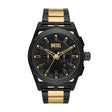 Diesel Timeframe Chronograph Black Leather Watch