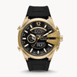 Diesel Mega Chief Ana-Digi Black Silicone Watch