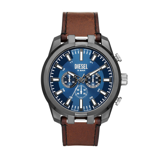 Diesel Men's Split Chronograph Gunmetal Stainless Steel Watch