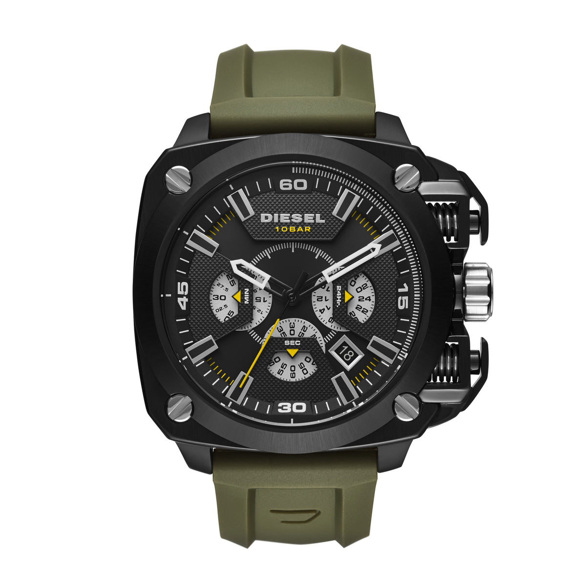 Diesel Bamf Chronograph Black Dial Men's Watch