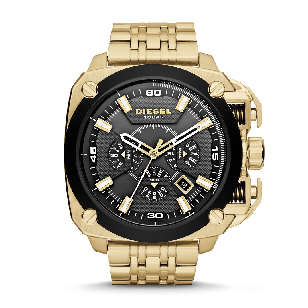 Diesel Men'S Bamf Chronograph Gold-Tone Stainless Steel Watch