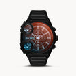 Diesel Sideshow Black Mens Silicone Watch