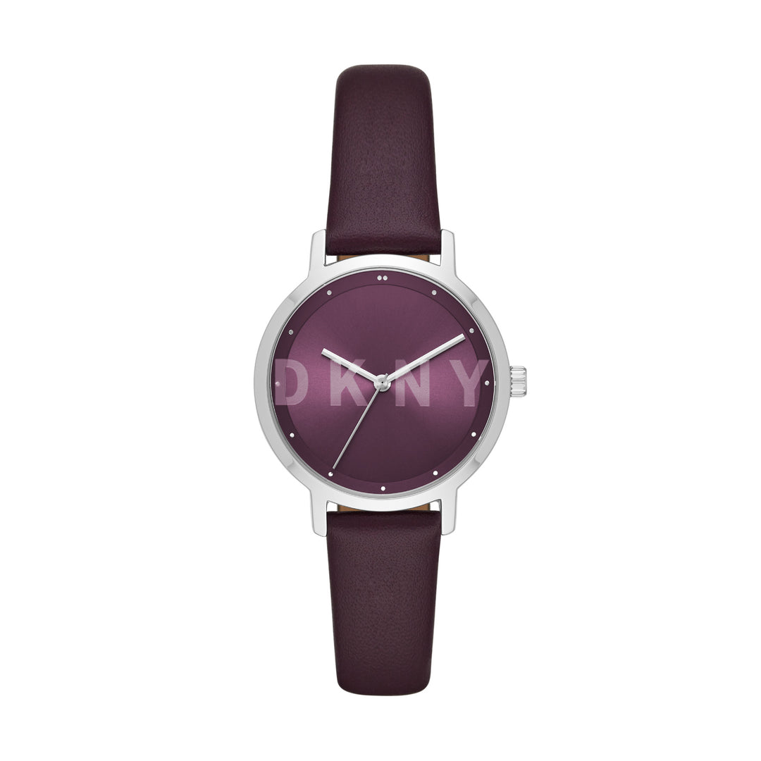 DKNY THE MODERNIST PURPLE/LEATHER