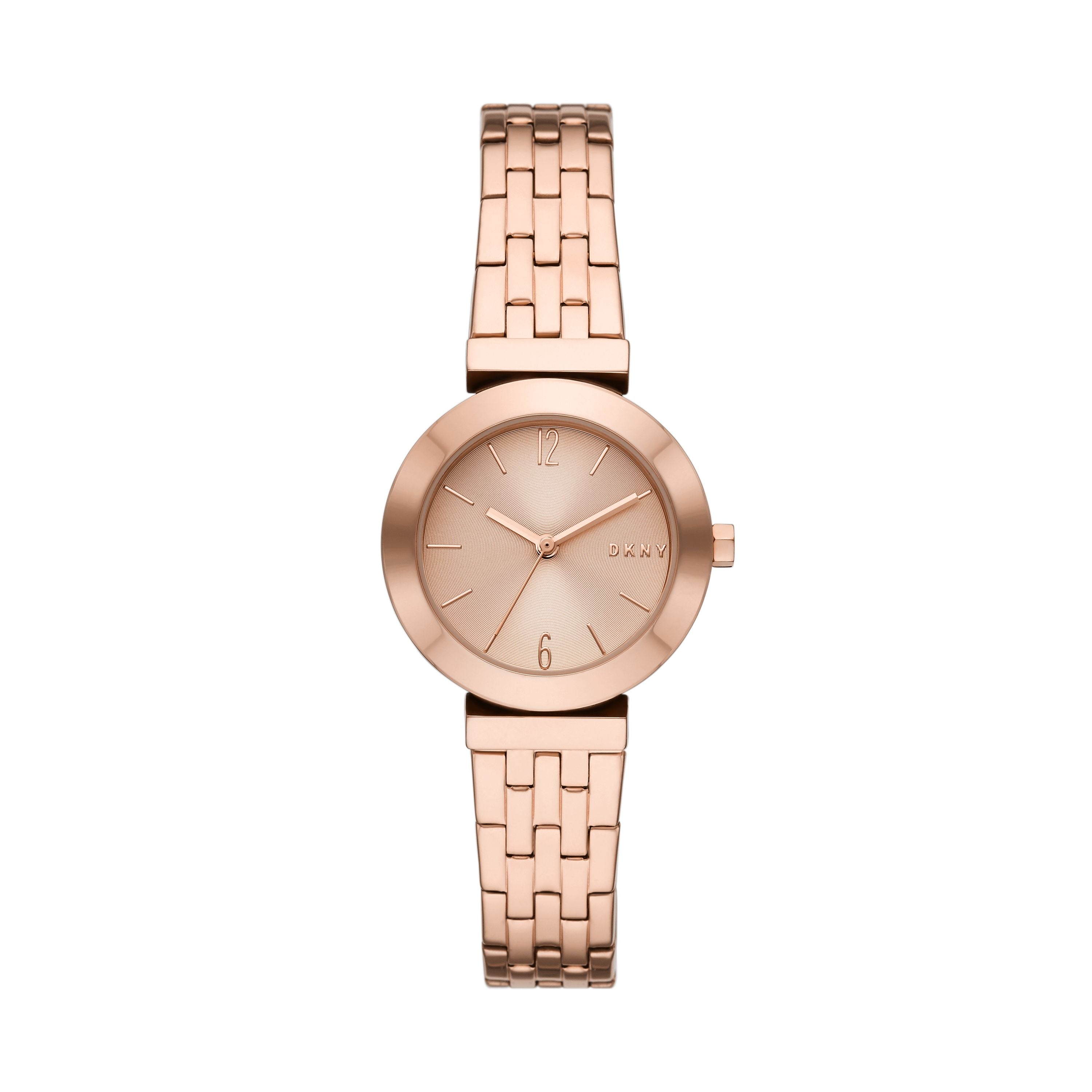 DKNY STANHOPE THREE-HAND ROSE GOLD-TONE STAINLESS STEEL WATCH – The ...