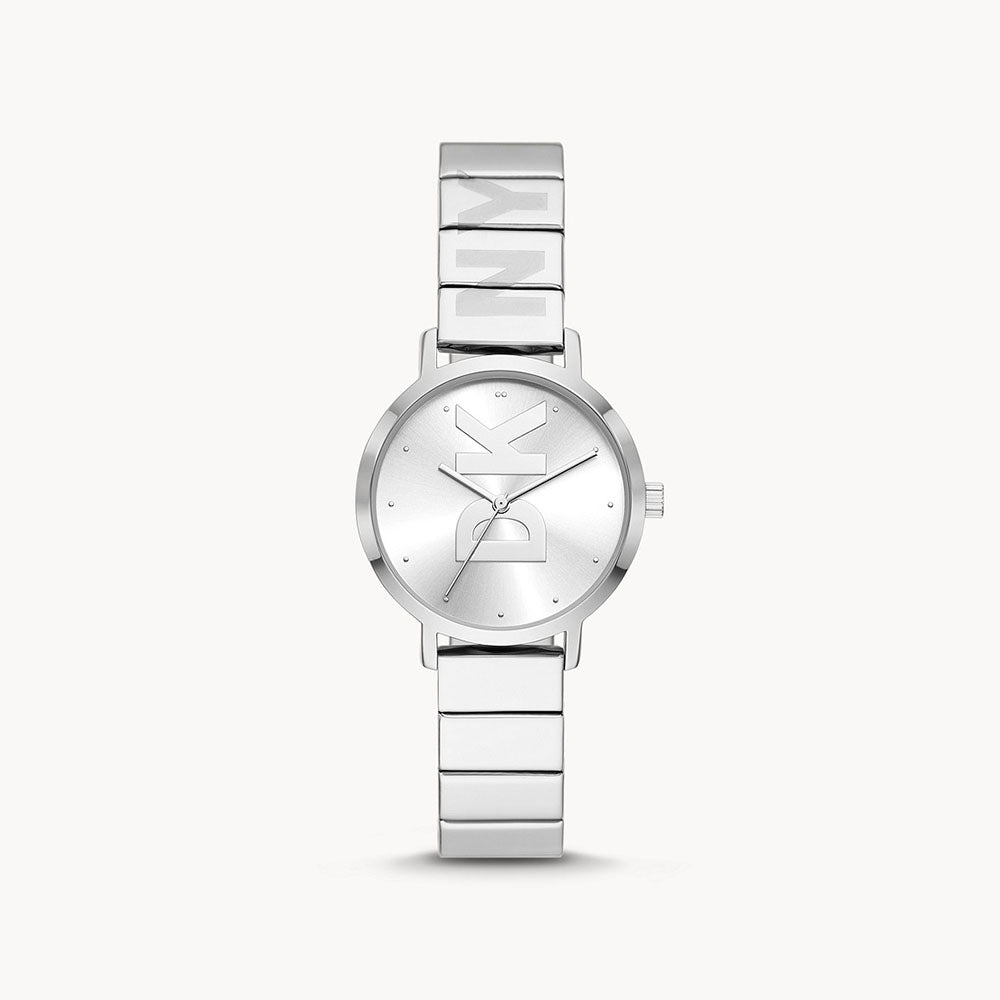 Dkny The Modernist Three-Hand Stainless Steel Watch