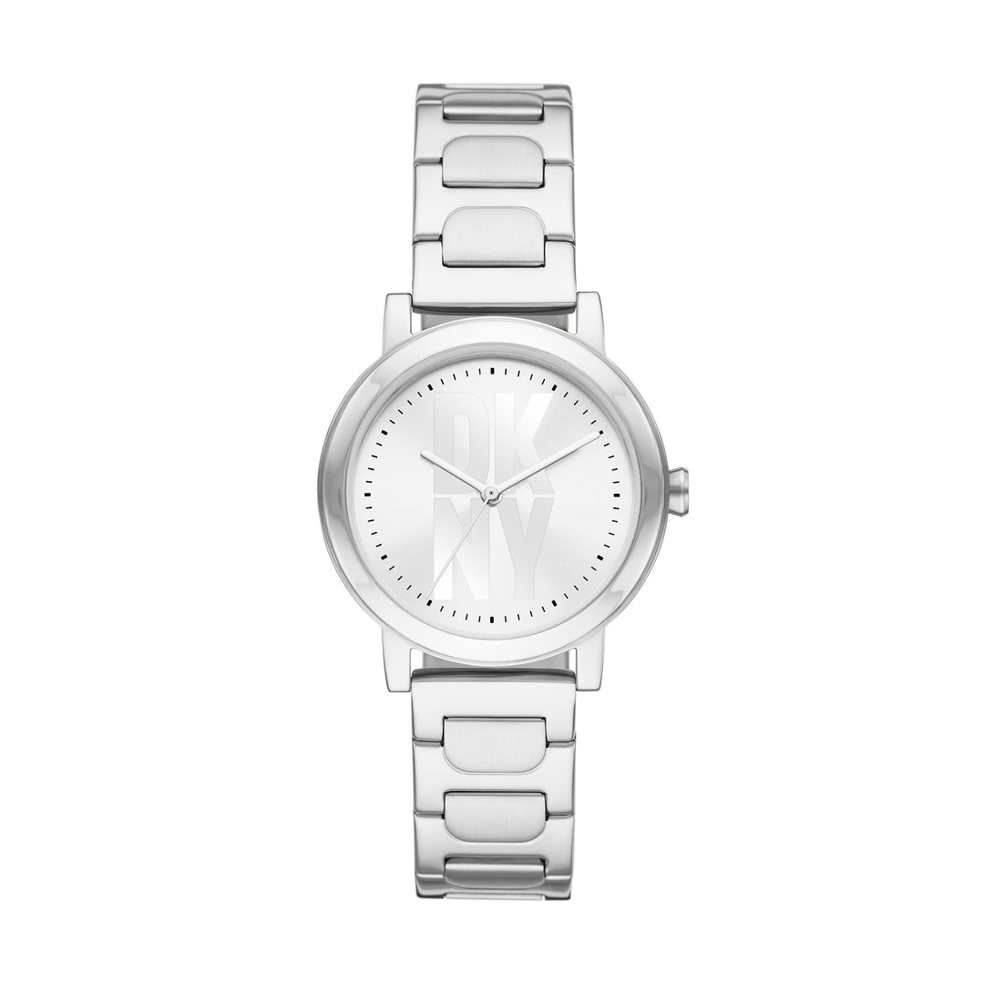 DKNY SOHO D THREE-HAND STAINLESS STEEL WATCH STYLE