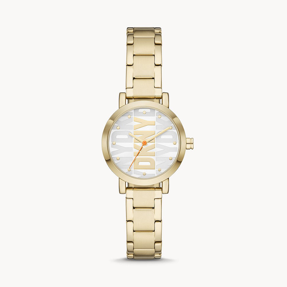 DKNY  SOHO GOLD STAINLESS STEEL WOMENS WATCH