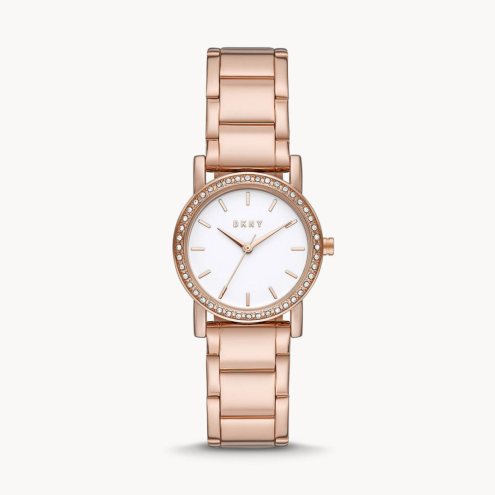 DKNY  SOHO ROSE GOLD STAINLESS STEEL WOMENS WATCH