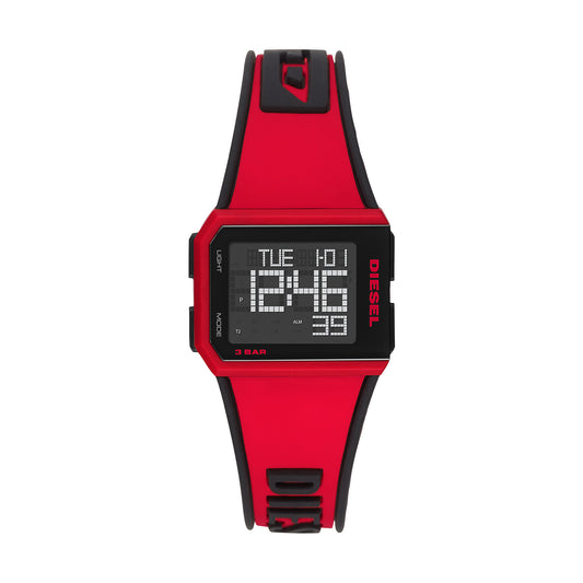 Li Digital Watch SS Plastic Strap