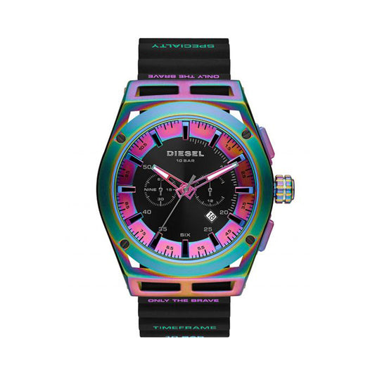 ANLG Watch 0 JWL SS Leather Strap